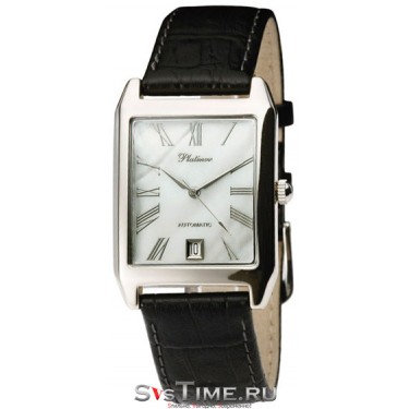 Мужские серебряные наручные часы Platinor 51900.315