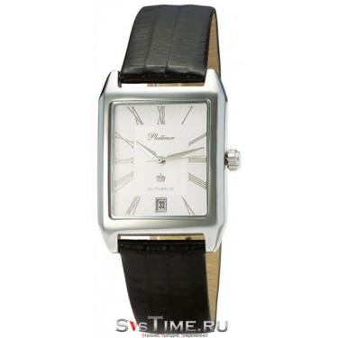 Мужские серебряные наручные часы Platinor 51900.421