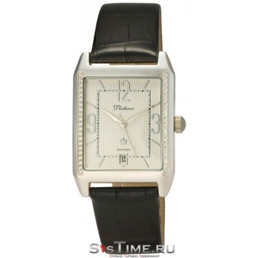 Мужские серебряные наручные часы Platinor 51906А.210