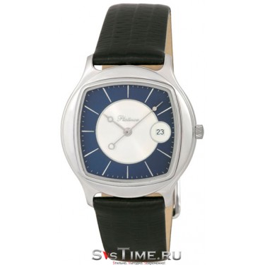 Мужские серебряные наручные часы Platinor 52200.607