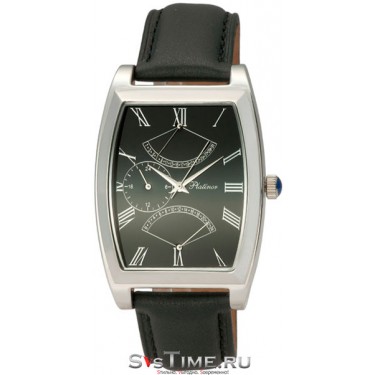 Мужские серебряные наручные часы Platinor 52500.521