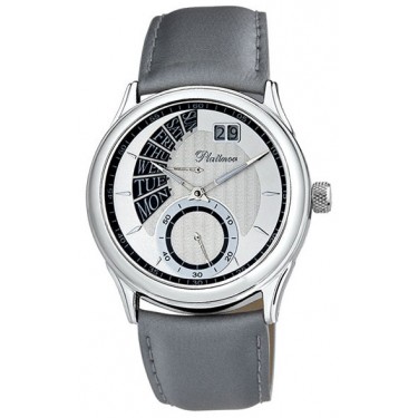 Мужские серебряные наручные часы Platinor 52700.228