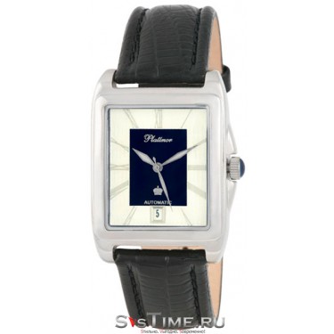 Мужские серебряные наручные часы Platinor 52900.218