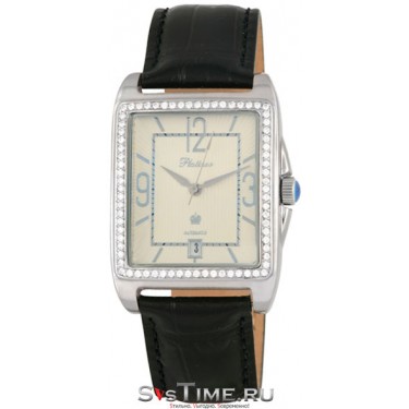 Мужские серебряные наручные часы Platinor 52906.210