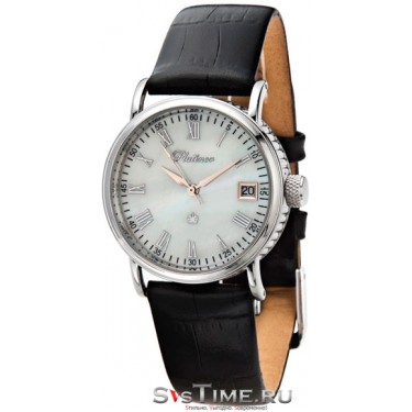 Мужские серебряные наручные часы Platinor 53500.315