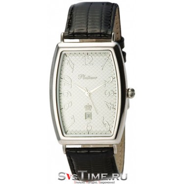Мужские серебряные наручные часы Platinor 54000.111