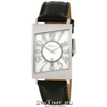Мужские серебряные наручные часы Platinor 54400.107