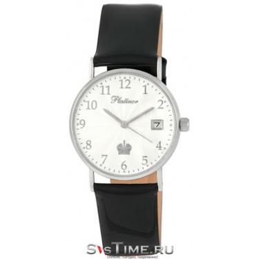 Мужские серебряные наручные часы Platinor 54500.111