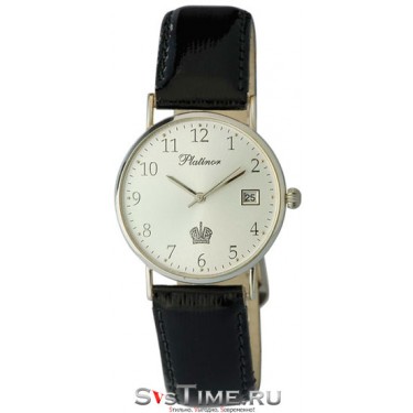 Мужские серебряные наручные часы Platinor 54500.205