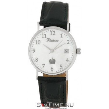Мужские серебряные наручные часы Platinor 54500.305