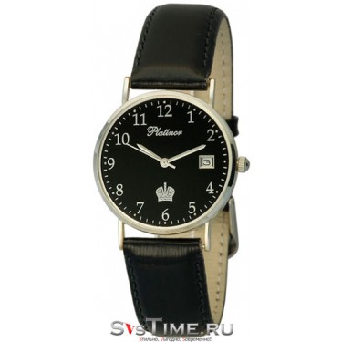 Мужские серебряные наручные часы Platinor 54500.505