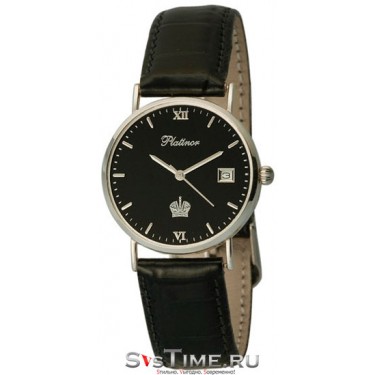 Мужские серебряные наручные часы Platinor 54500.516