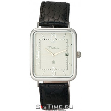 Мужские серебряные наручные часы Platinor 54600.210