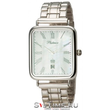 Мужские серебряные наручные часы Platinor 54600.315 браслет