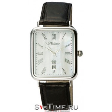 Мужские серебряные наручные часы Platinor 54600.315