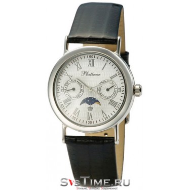 Мужские серебряные наручные часы Platinor 54800.121