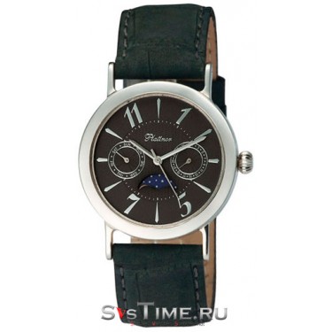 Мужские серебряные наручные часы Platinor 54800.512