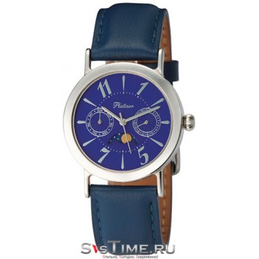 Мужские серебряные наручные часы Platinor 54800.612