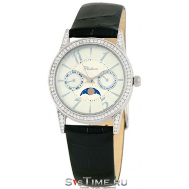 Мужские серебряные наручные часы Platinor 54806-1.112