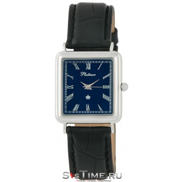 Мужские серебряные наручные часы Platinor 54900.615