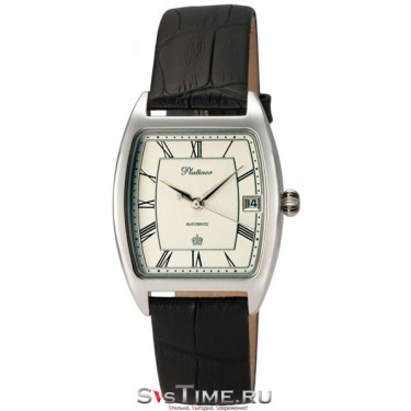 Мужские серебряные наручные часы Platinor 55700.221