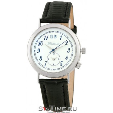 Мужские серебряные наручные часы Platinor 55800.105