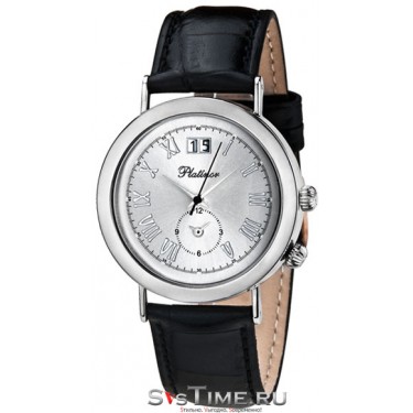 Мужские серебряные наручные часы Platinor 55800.215