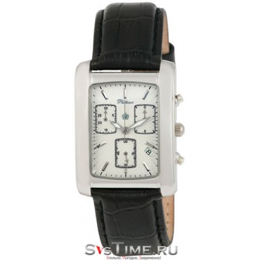 Мужские серебряные наручные часы Platinor 56300.204