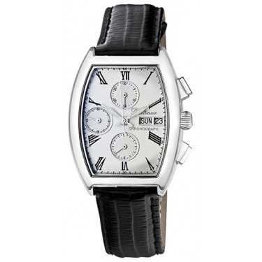 Мужские серебряные наручные часы Platinor 58100.215