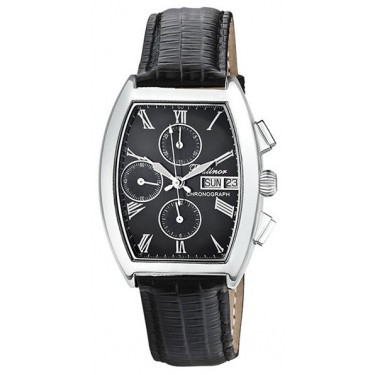 Мужские серебряные наручные часы Platinor 58100.515
