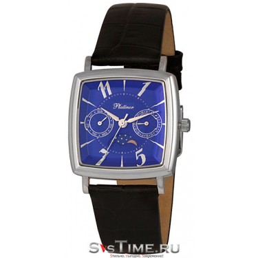 Мужские серебряные наручные часы Platinor 58500.612