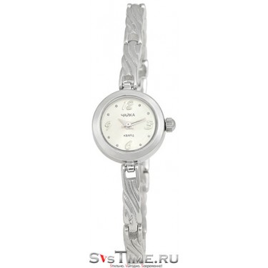 Женские серебряные наручные часы Чайка 44100-01.206