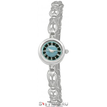 Женские серебряные наручные часы Чайка 44100-04.518