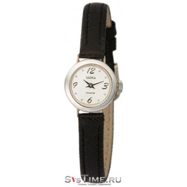 Женские серебряные наручные часы Чайка 44100.106