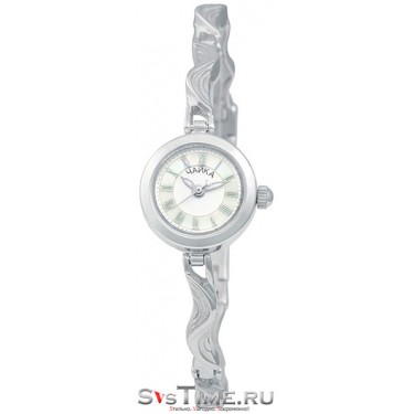 Женские серебряные наручные часы Чайка 44100-11.318
