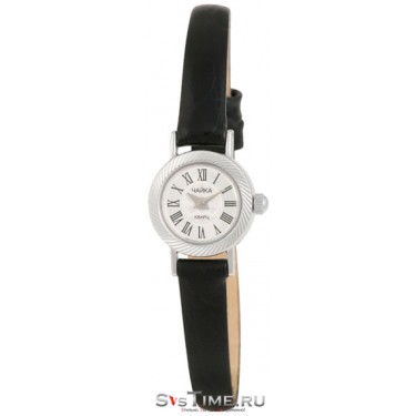 Женские серебряные наручные часы Чайка 44100-3.221