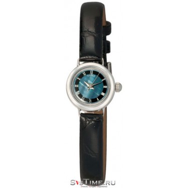 Женские серебряные наручные часы Чайка 44100.518