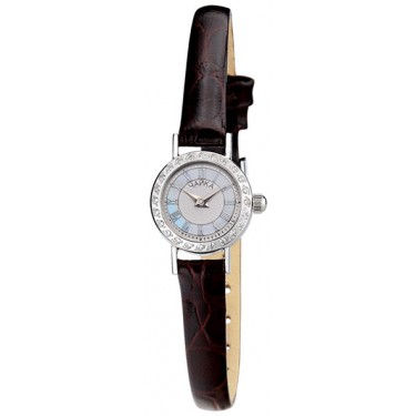 Женские серебряные наручные часы Чайка 44106-1.217