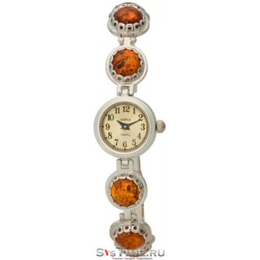 Женские серебряные наручные часы Чайка 44107.205
