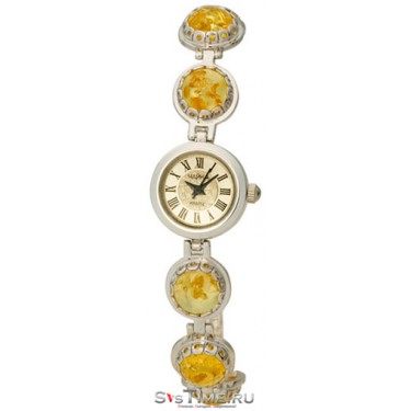 Женские серебряные наручные часы Чайка 44107.421