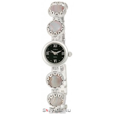 Женские серебряные наручные часы Чайка 44107.516