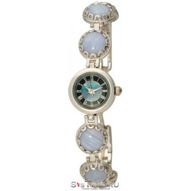 Женские серебряные наручные часы Чайка 44107.518