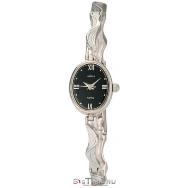 Женские серебряные наручные часы Чайка 44300-11.516