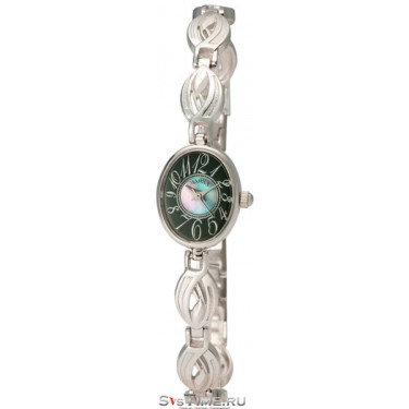 Женские серебряные наручные часы Чайка 44300-12.518