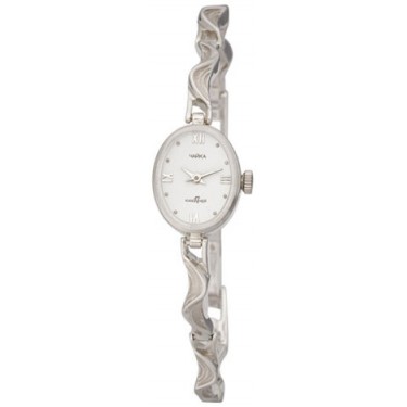 Женские серебряные наручные часы Чайка 74300-11.116