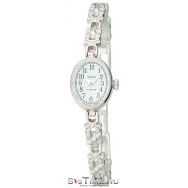 Женские серебряные наручные часы Чайка 74300-13.150