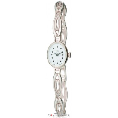 Женские серебряные наручные часы Чайка 74300-14.101