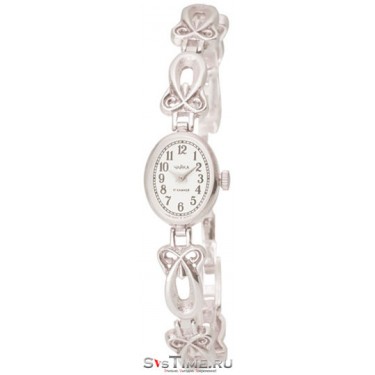 Женские серебряные наручные часы Чайка 74300-16.150