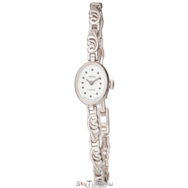 Женские серебряные наручные часы Чайка 74300-5.101