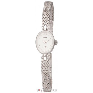 Женские серебряные наручные часы Чайка 74300-7.106